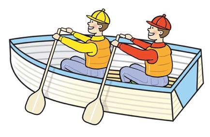 Rowing Boat Cartoon