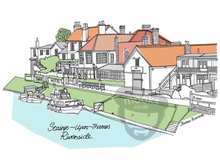 The Swan at Staines Sketch