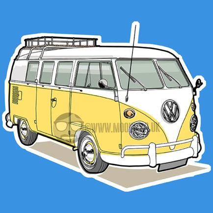 VW Camper Yellow