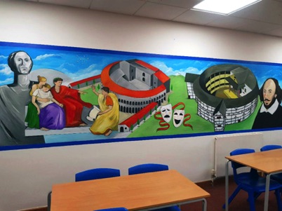 English Department Mural