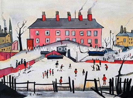 Cricket in the Snow after Lowry