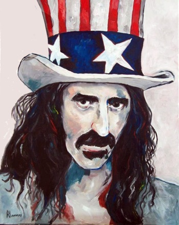 Portrait of Frank Zappa
Oil on Canvas