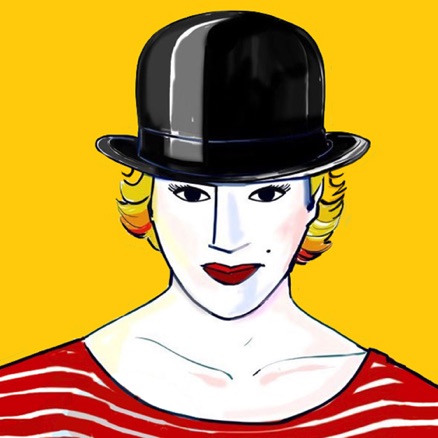 Girl in Bowler Hat
Digital Art