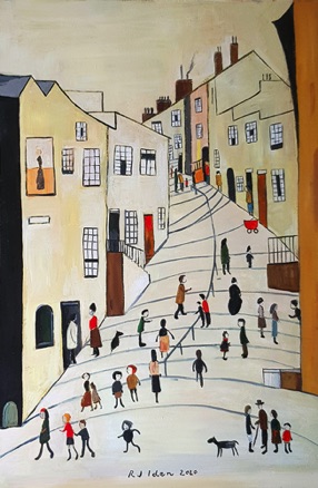 Crowther Road after L. S. Lowry
Acrylic on Board