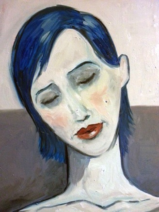 Portrait in Blue
Oil on Canvas