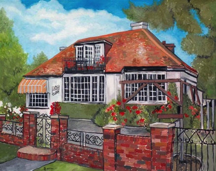 Thameside Cottage
Oil on Canvas