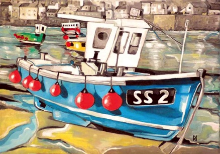 St Ives Fishing Boats
Oil on Canvas